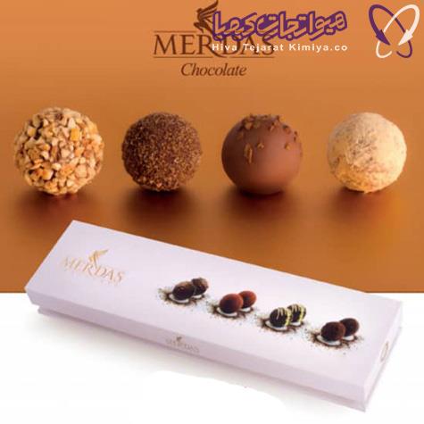 شکلات کادویی مرداس مدل ترافل کلاسیک